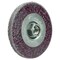 Weiler 4" Polyflex Face Wheel, Encapsulated, .014" Steel Fill, 5/8"-11 UNC 35416 - alternate 1